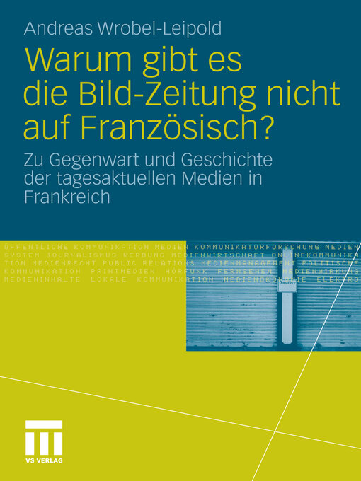 Title details for Warum gibt es die Bild-Zeitung nicht auf Französisch? by Andreas Wrobel-Leipold - Available